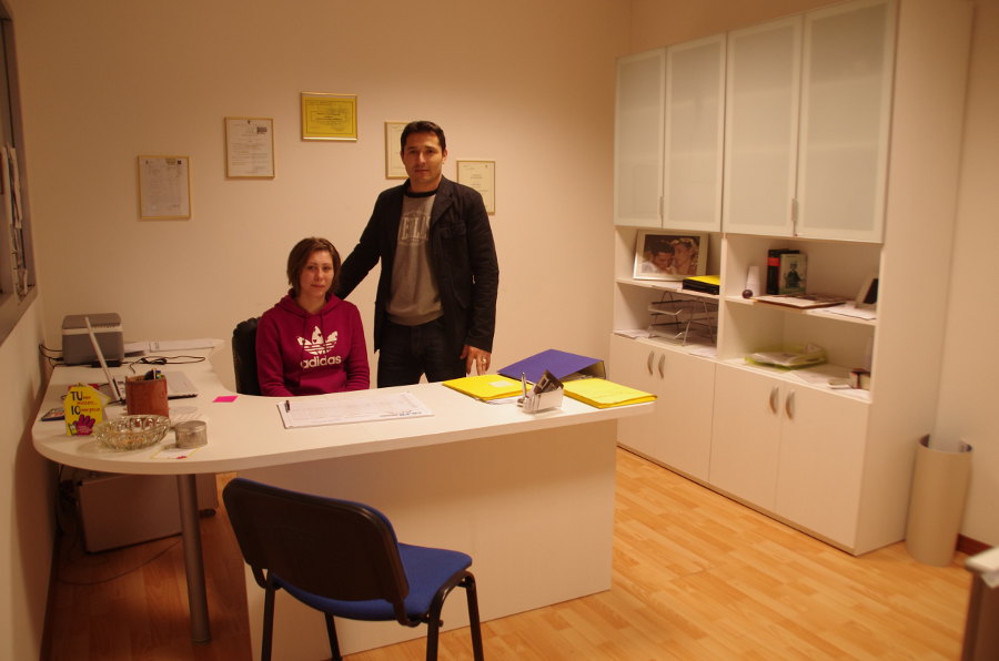 Sede storica di fondazione di LOEN Trasporti a Levane, Arezzo, nel 2001